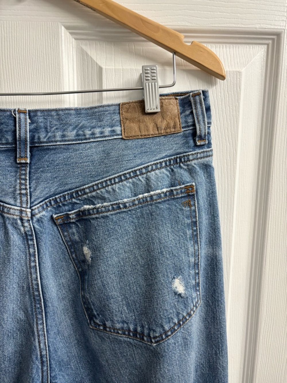 Madewell Low Slung Baggy Jeans Womens 28 Button Fly Denim 100% Cotton NS198 - Picture 7 of 7